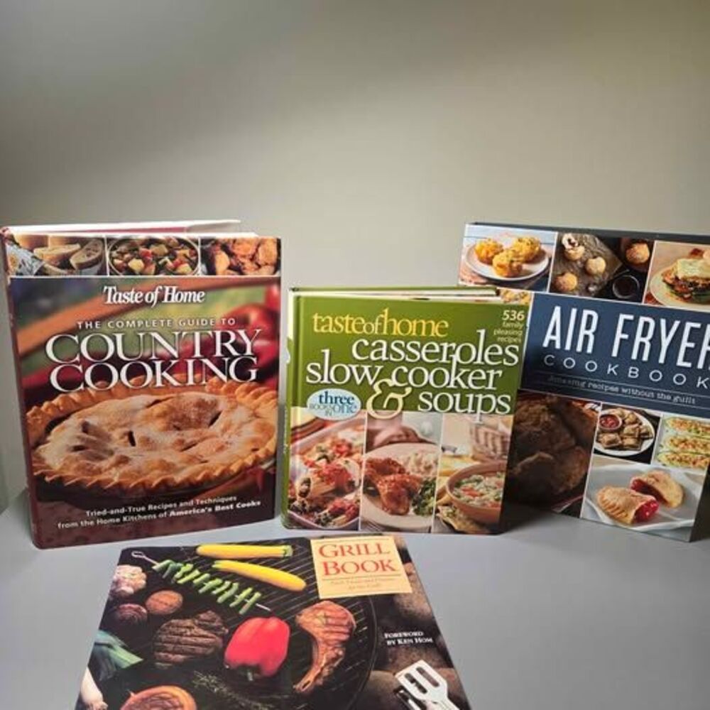 Taste of Home and Assorted Cookbook Bundle
